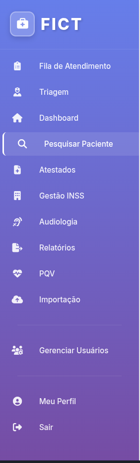 Menu Lateral